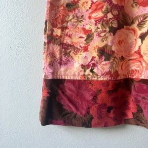 Corduroy skirt w/ vintage flare (Anthropologie)